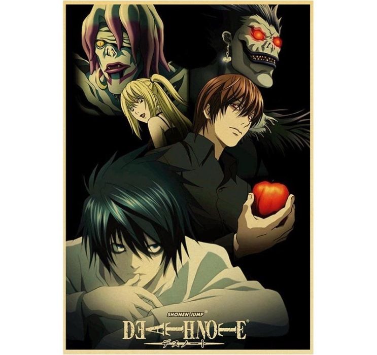 Plakát - Anime Death Note - s jablkem (35 * 50) MUHUI