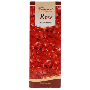 Indické vonné tyčinky Aromatika Premium - Růže 20 ks AWM, Ltd, S3 8AL