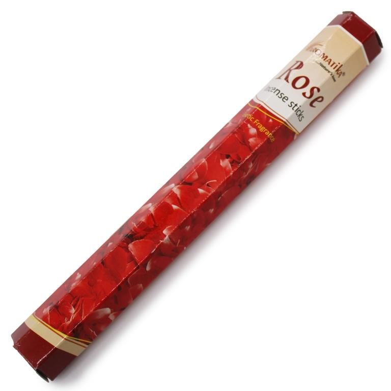 Indické vonné tyčinky Aromatika Premium - Růže 20 ks AWM, Ltd, S3 8AL