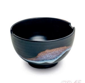 Japonská Soba miska - Půlnoční černá 14 cm