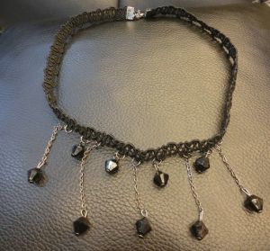 Krajkový Retro náhrdelník s korálky Jewelry