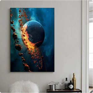 Malba podle čísel - Hvězdná obloha - Hořící planeta Made in China
