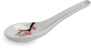 Japonská Lžíce porcelánová - Sakura 14,5 cm