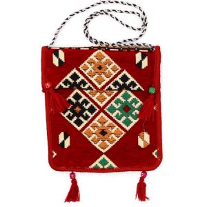 Kilim Taška s Ornamenty - Tmavě červená AWM, Ltd, S3 8AL