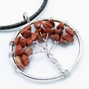 Přívěšek Strom života z drahého kamene - Červený jaspis AWM, Ltd, S3 8AL