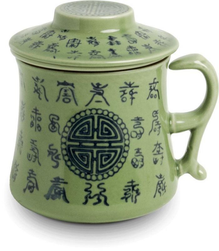Hrnek na čaj s keramickým sítem - Celadon Made in China