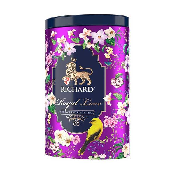 Richard Royal Love fialový - černý čaj aromatizovaný - 80g MAY LLC.