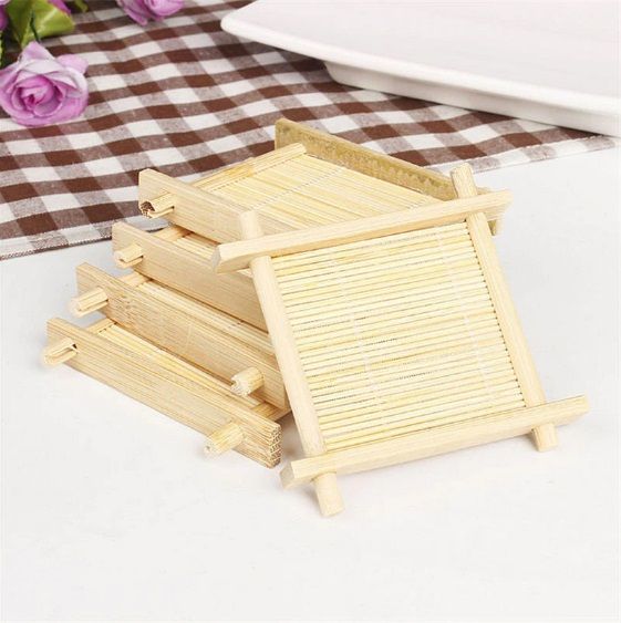 Bambusový podtácek malý - ruční práce Made in Japan