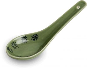 Čínská porcelánová lžíce Celadon 14 cm