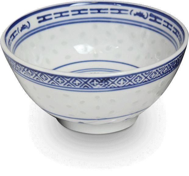 Čínská zdobená miska Jiangxi 11 cm - Rýžový porcelán Made in China