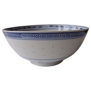Čínská zdobená miska Jiangxi 15 cm - Rýžový porcelán