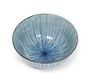 Japonská porcelánová miska Sensuji linky - 12 cm
