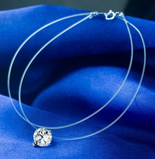Krystalový náhrdelník - bílý Jewelry