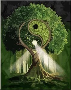 Malba podle čísel - Yin Yang Strom života