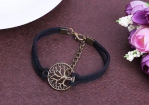 Náramek se symbolem Strom života - černý Jewelry