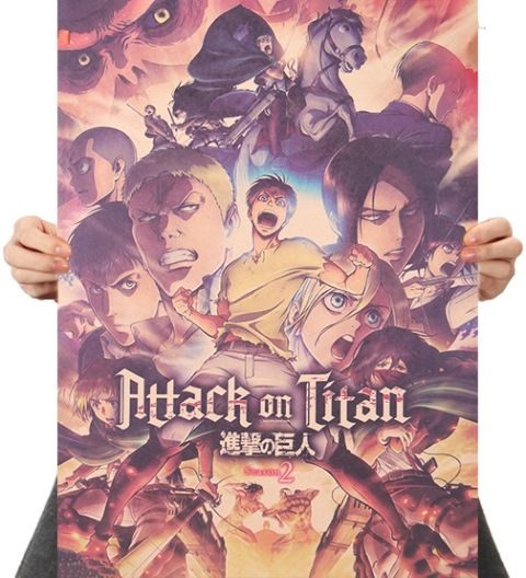 Plakát - Anime Attack on Titan (35 * 50) MUHUI