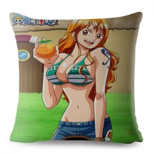Povlak na polštář v japonském Anime stylu - One Piece - Nami