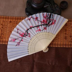 Čínský vějíř Bambusový - Květy