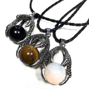 Náhrdelník Dračí Dráp s měsíčním kamenem - Opál Jewelry