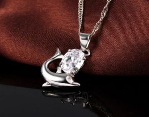 Set -náhrdelník + náušnice ve tvaru delfína Jewelry