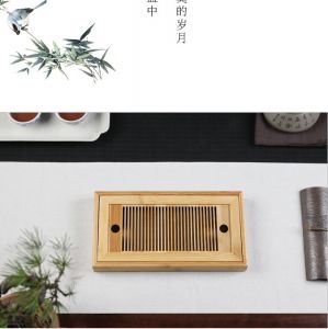 Čajové moře bambusové - pruhy - 27 x 14 x 3 cm Made in China