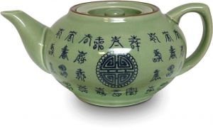 Čínská porcelánová konvice Celadon 900 ml Made in China