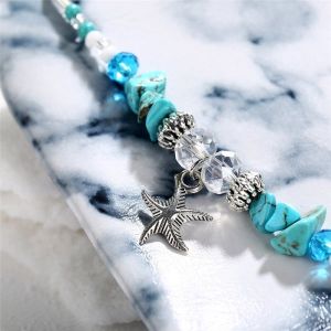Bohémský nákotník/náramek ve stylu mořské hvězdice s tyrkysem Jewelry